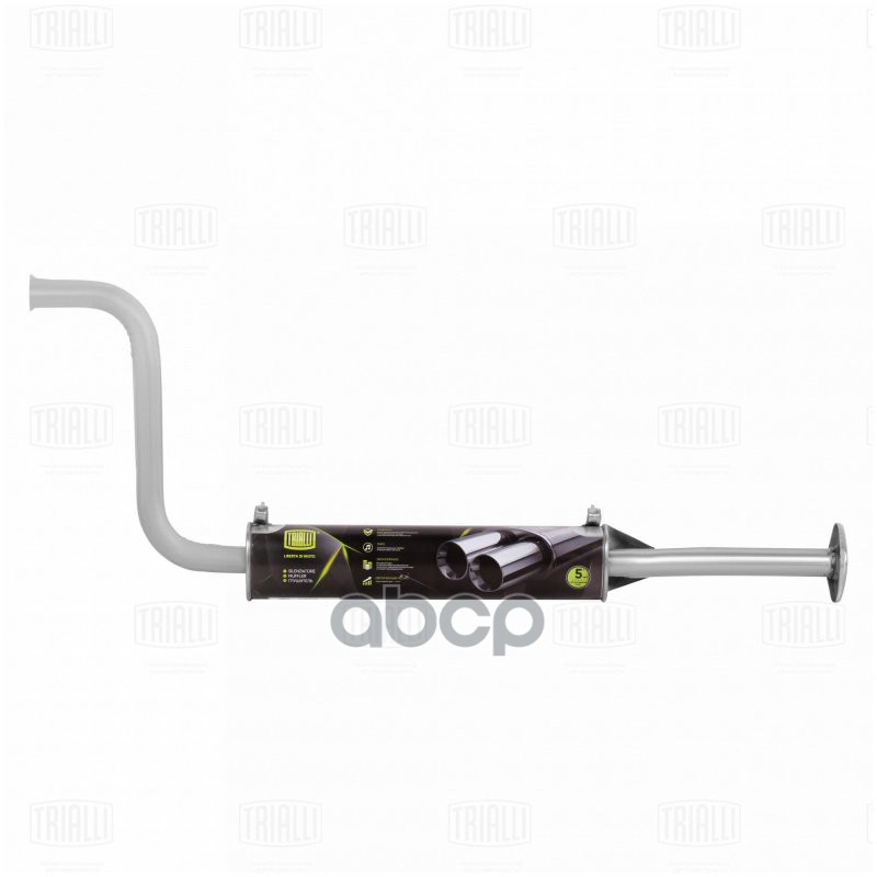 Глушитель Лада 2108 доп. (резонатор) под кат. (алюм. сталь) (EAM 0108) Trialli арт. EAM0108