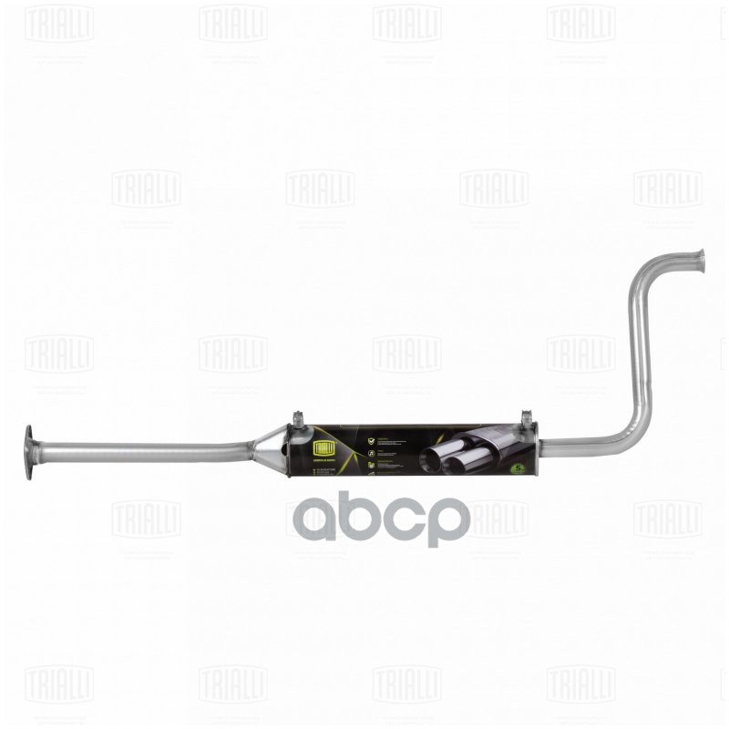 Глушитель Лада 21101 доп. (рез-р) с/о кор. с крюч. (алюм. сталь) (EAM 0111) Trialli арт. EAM0111