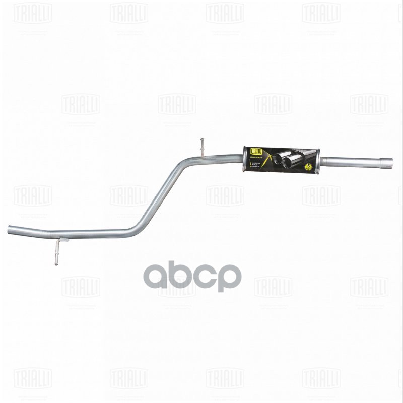 Глушитель Лада Largus (12-) доп. (резонатор) короткий корпус (алюм. сталь) (EAM 0124) Trialli арт. EAM0124