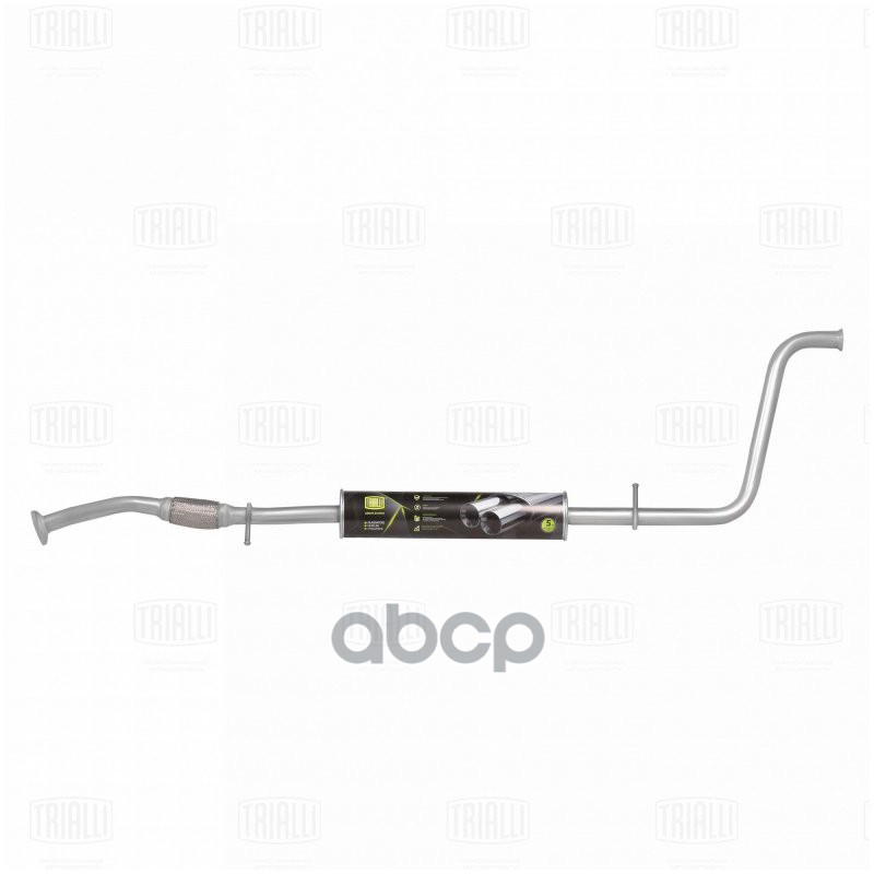 Глушитель Лада Vesta (15-) доп. (резонатор) с гофрой (алюм. сталь) (EAM 0127) Trialli арт. EAM0127