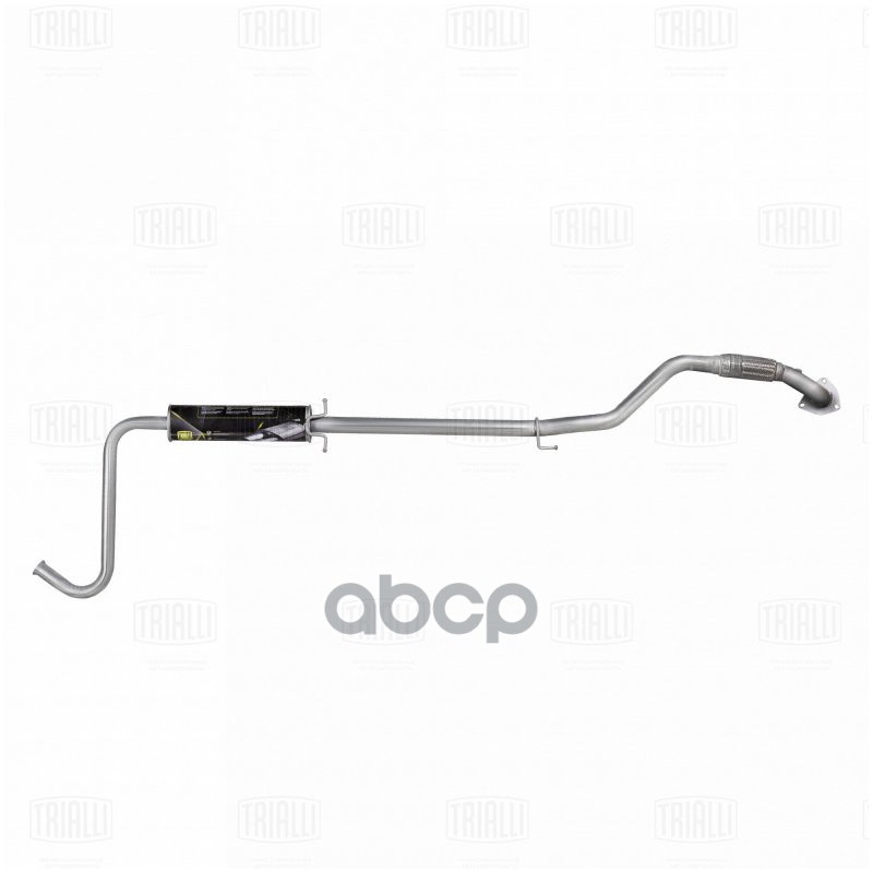 Глушитель для а/м ZAZ Chance доп. (резонатор) с гофрой (алюм. сталь) TRIALLI EAM 0205 Trialli арт. EAM 0205