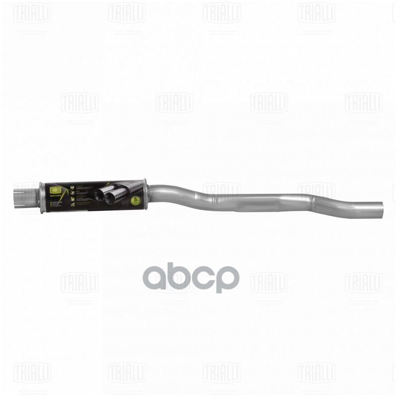 Глушитель для а/м ГАЗ 3110 (дв. 402) доп. (резонатор) длинный (алюм. сталь) TRIALLI EAM 0314 Trialli арт. EAM 0314