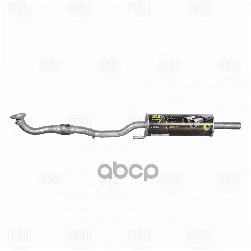 Глушитель VW Polo Sedan (10-)/Skoda Rapid (12-) 1.6i CFNA доп.(рез-р)(ал. ст.) (EAM 1804) Trialli арт. EAM1804