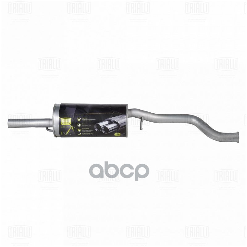 Глушитель Для А/М Лада Vesta (15-) Осн. (D Трубы = 51) (Алюм. Сталь) T-Sport Trialli Emm 0124 Trialli арт. EMM 0124