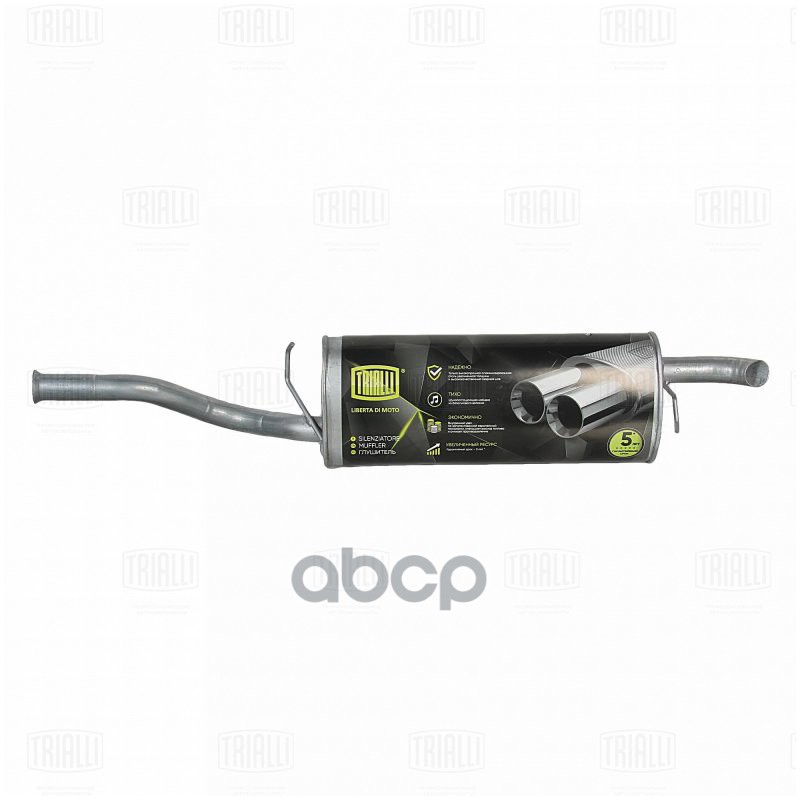 Глушитель Для А/М Лада 2194 Kalina (13-) Осн. (Алюм. Сталь) (Emm 0133) Trialli арт. EMM0133