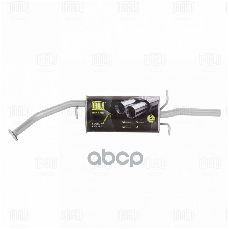 Глушитель Chevrolet/Daewoo Lanos (97-) осн. (алюм. сталь) (EMM 0506) Trialli арт. EMM0506