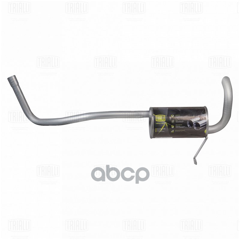 Глушитель Renault Megane (02-) 1.4i/1.6i 16V осн. (алюм. сталь) (EMM 0908) Trialli арт. EMM0908