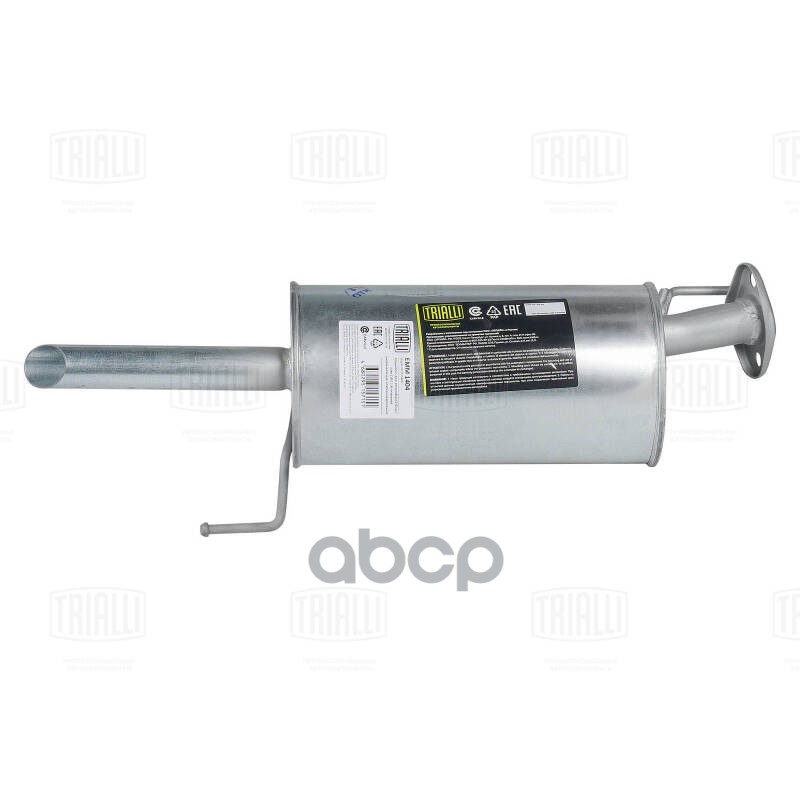 Глушитель Nissan Juke (10-) 1.6i осн. (алюм. сталь) (EMM 1404) Trialli арт. EMM1404