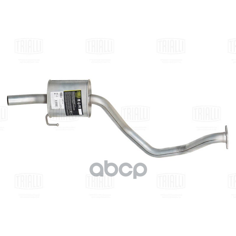 Глушитель SsangYong Rexton (06-) 2.7d осн. (алюм. сталь) (EMM 1704) Trialli арт. EMM1704