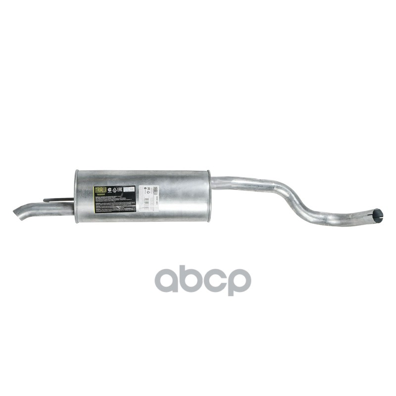 Глушитель Skoda Rapid (12-) 1.6mpi лифтбек осн. (алюм. сталь) (EMM 1821) Trialli арт. EMM1821