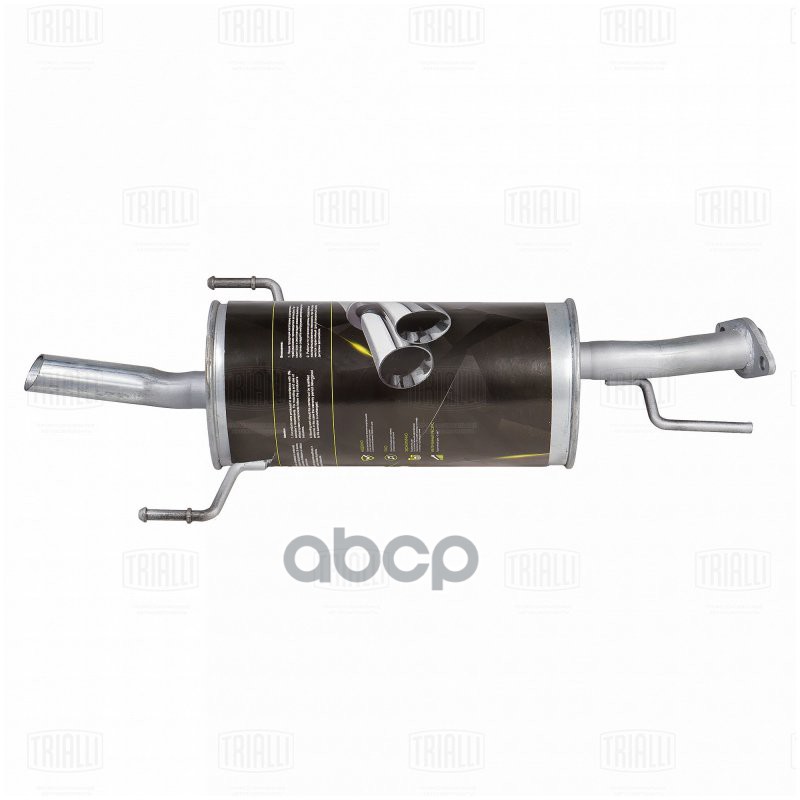 Глушитель Opel Astra G (98-) 1.4i/1.6i хетчбек осн. (алюм. сталь) (EMM 2111) Trialli арт. EMM2111