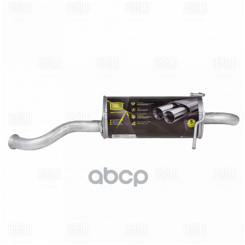 Глушитель Для А/М Honda Cr-V (06-) Осн. (Нерж. Алюм. Сталь) (Emm 2301) Trialli арт. EMM2301