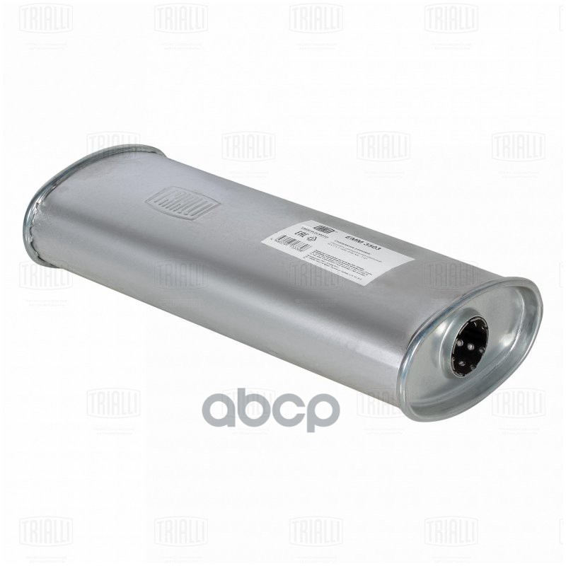 Глушитель Универс. (Овальный) 97Х171, L=400, D=42 (Алюм. Сталь) (Emm 3503) Trialli арт. EMM3503