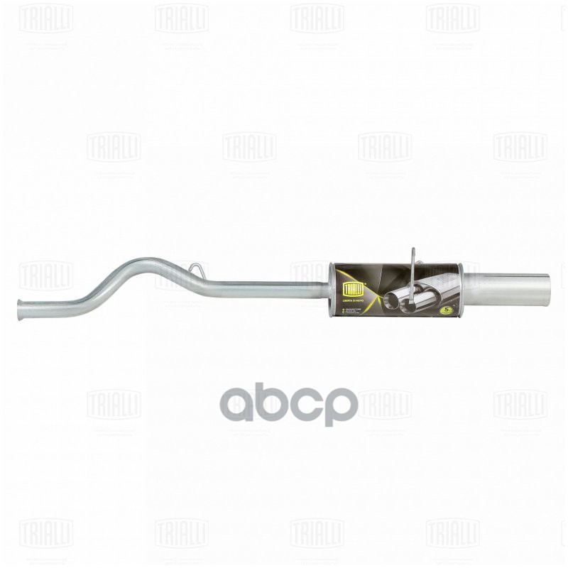 Глушитель Лада 2108 осн. прямоточный (алюм. сталь) (EMM 4002) T-Sport Trialli арт. EMM4002