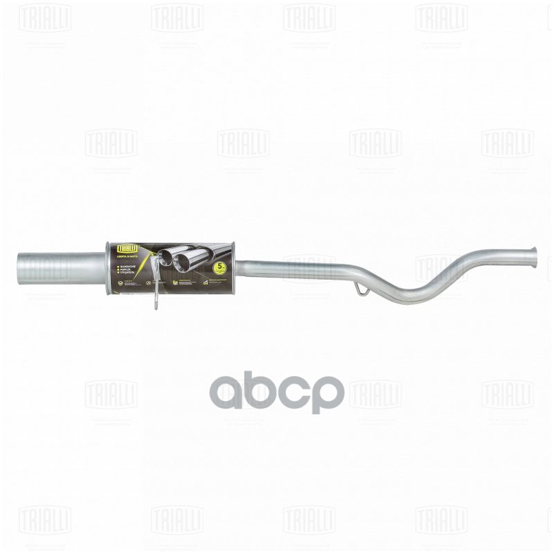 Глушитель для а/м Лада 2114 осн. прямоточный (алюм. сталь) T-Sport TRIALLI EMM 4004 Trialli арт. EMM 4004