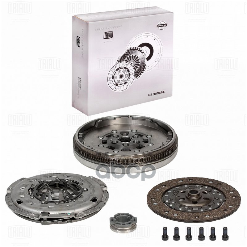 Сцепление в сборе VW Transporter T5 (03-) 1.9TDI (с компен. износа) (с двухмасс. маховиком) (с мех. Trialli арт. FR1822