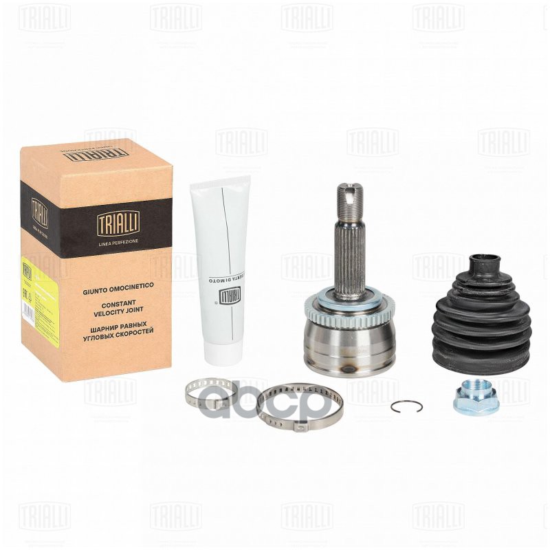 ШРУС Hyundai Solaris (10-)/Kia Rio (11-) 1.4i/1.6i (кольцо ABS) (наруж.) (GO 0855) ECO Trialli арт. GO0855