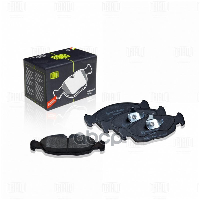 Колодки торм. Daewoo Nexia (95-)/Chevrolet Lanos (97-) диск. перед. R13 (PF 051201) Trialli арт. PF051201