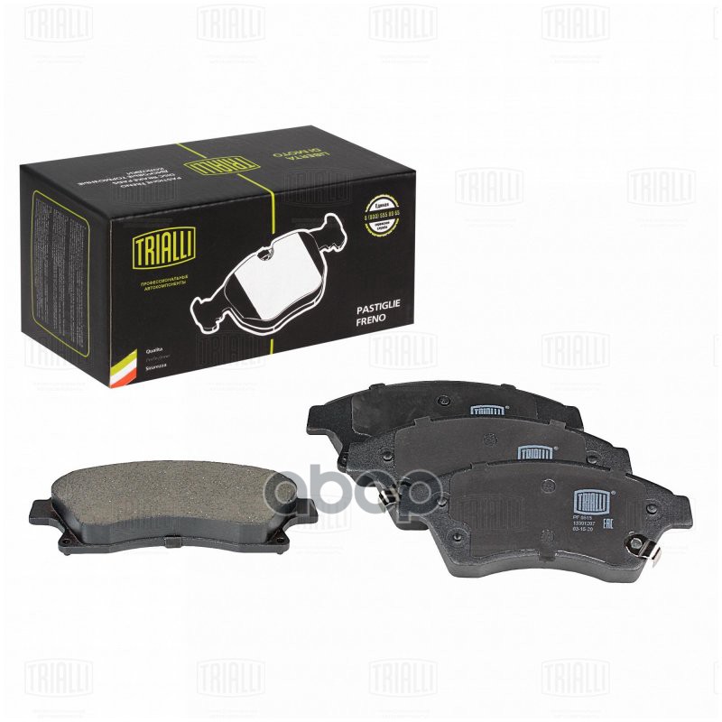 Колодки торм. Chevrolet Cruze (09-)/Opel Astra J (10-) диск. перед. R15 (PF 0515) Trialli арт. PF0515