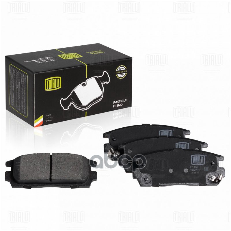 Колодки торм. диск. зад. Chevrolet Captiva (06-) PF0573 Trialli арт. PF0573