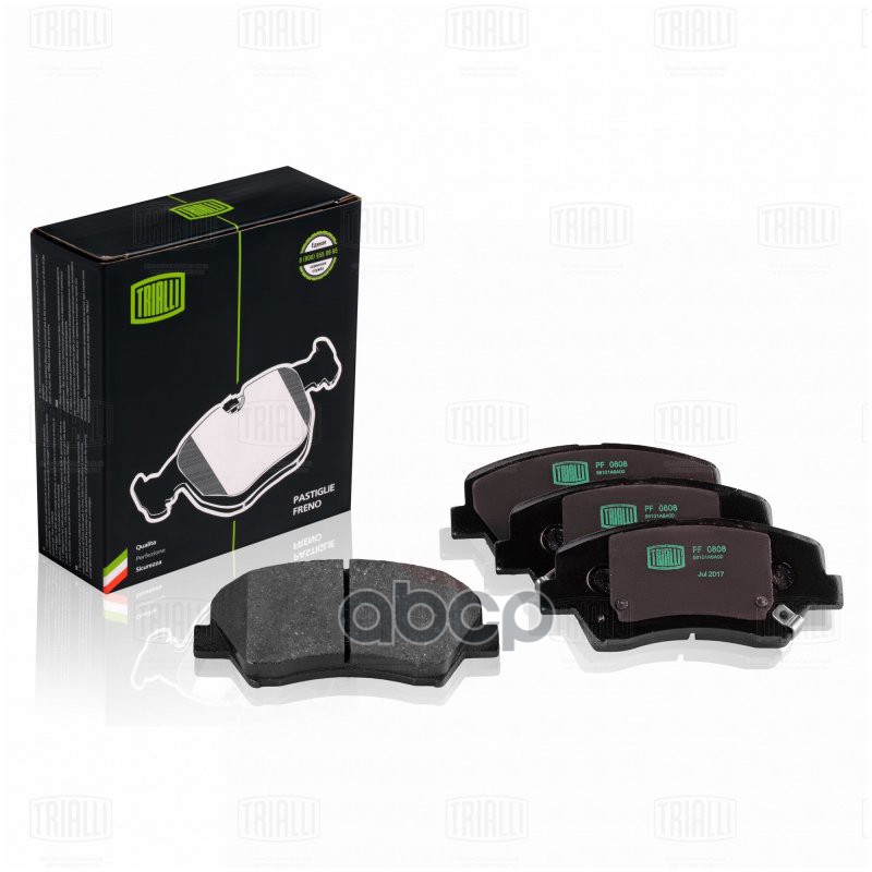 Колодки торм. Kia Ceed (12-) диск. перед. т/с Mando (PF 0808) Trialli арт. PF0808
