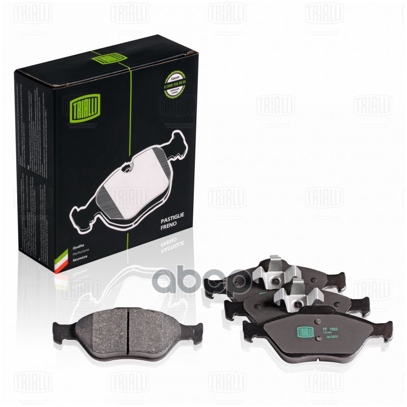 Колодки торм. Ford Fusion (02-)/Fiesta (02-) диск. перед. (PF 1002) Trialli арт. PF1002
