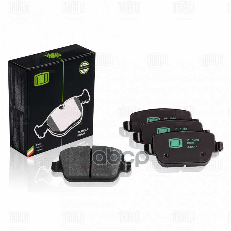 Колодки торм. Ford Mondeo IV (07-) диск. зад. (PF 1080) Trialli арт. PF1080