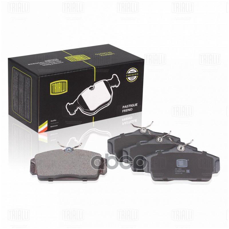 Колодки торм. Nissan Almera N16 (00-) диск. перед. (PF 1401) Trialli арт. PF1401