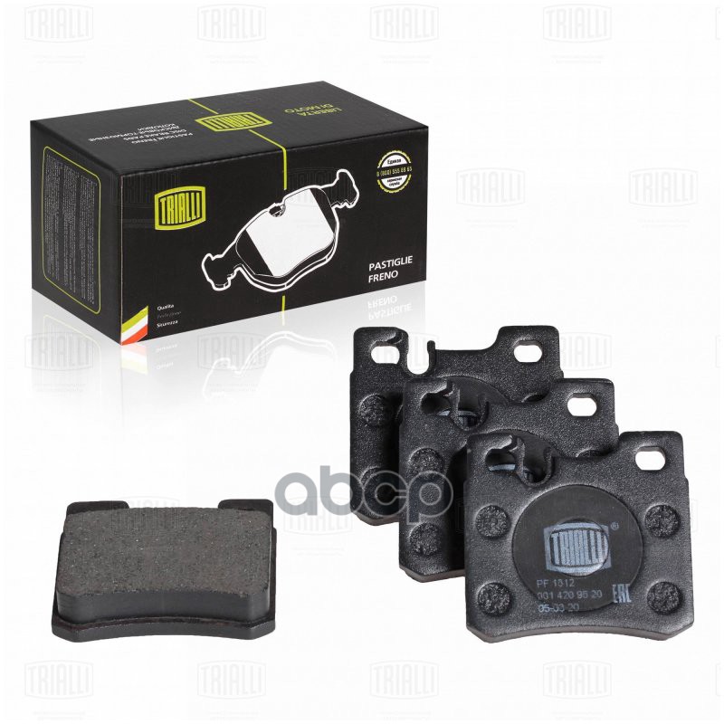 Колодки торм. Mercedes E (W210) (95-) диск. зад. 62x58 (PF 1512) Trialli арт. PF1512