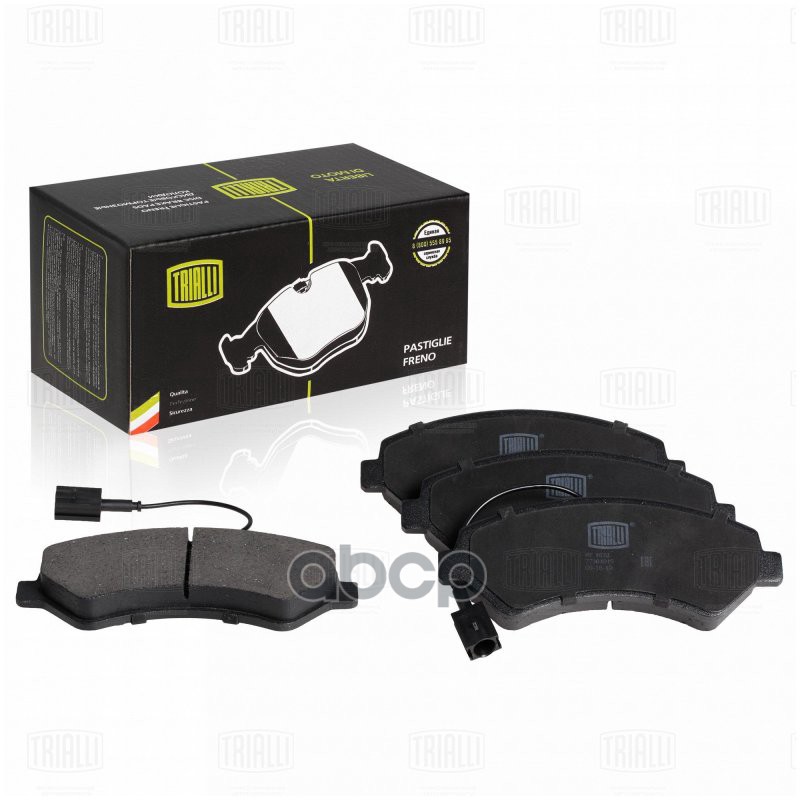 Колодки торм. диск. перед. для а/м Fiat Ducato (06-) 250-290 т/с Brembo 169х69  PF1610 Trialli арт. PF1610