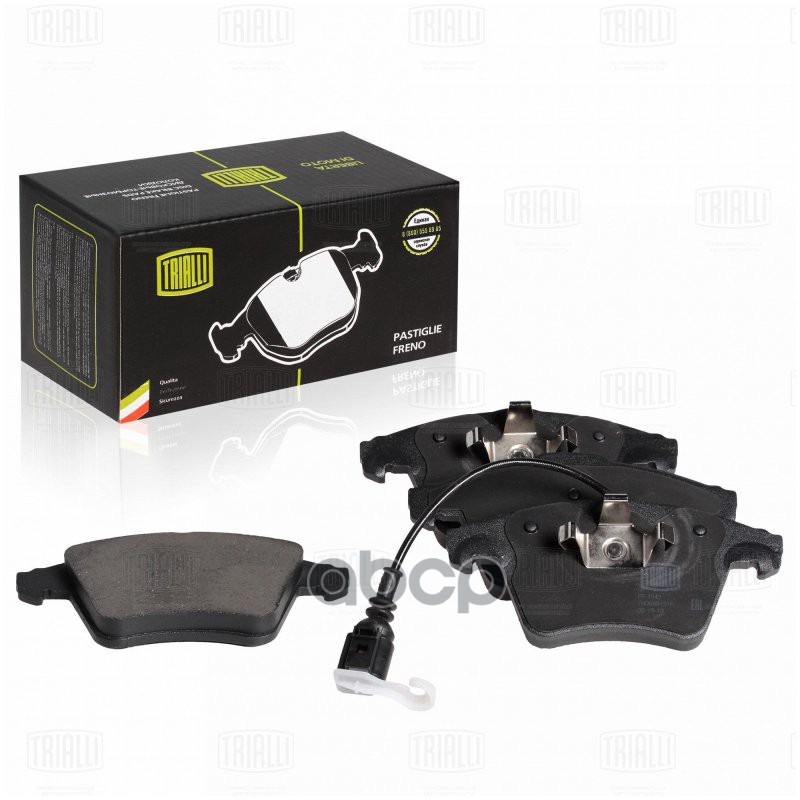 Колодки торм. VW Transporter T5 (03-) диск. перед. т/с Ate (в компл. с датчиком) (PF 1842) Trialli арт. PF1842