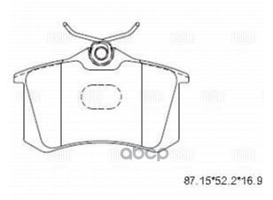 Колодки торм. VW Transporter T4 (90-) диск. зад. (без датчика) (PF 1871) Trialli арт. PF1871