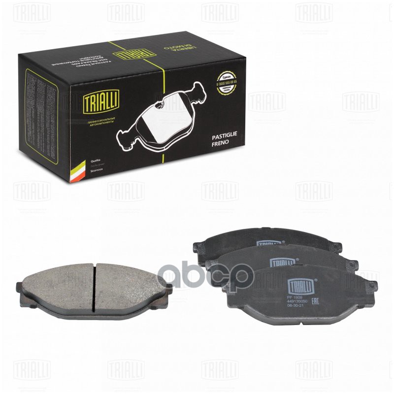 Колодки торм. Toyota Hilux (97-) диск. перед. (PF 1909) Trialli арт. PF1909