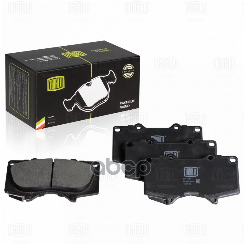 Колодки торм. Toyota Land Cruiser Prado (02-)/(09-) диск. перед. (PF 1927) Trialli арт. PF1927