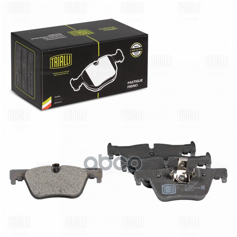 Колодки торм. BMW 1 (F20) (11-)/3 (F30) (11-) диск. зад. (PF 4015) Trialli арт. PF4015