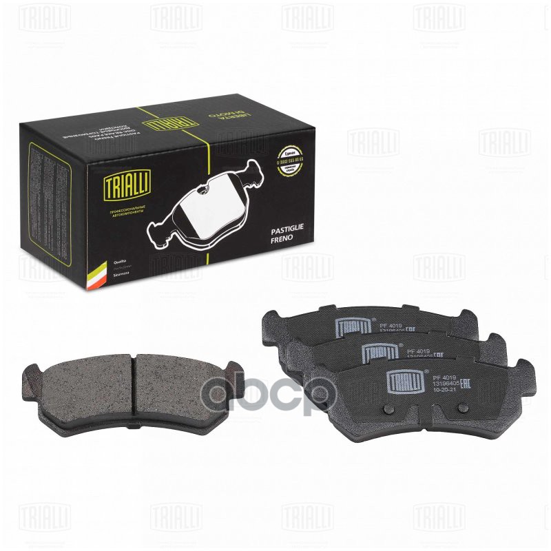 Колодки торм. Chevrolet Lacetti (04-) диск. зад. (до 2007 г/в) (PF 4019) Trialli арт. PF4019