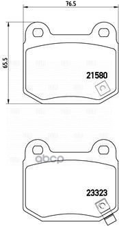 Колодки торм. Mitsubishi Lancer Evo (98-),Subaru Impreza (01-) WRX STi диск. зад. PF 4099 Trialli арт. PF4099