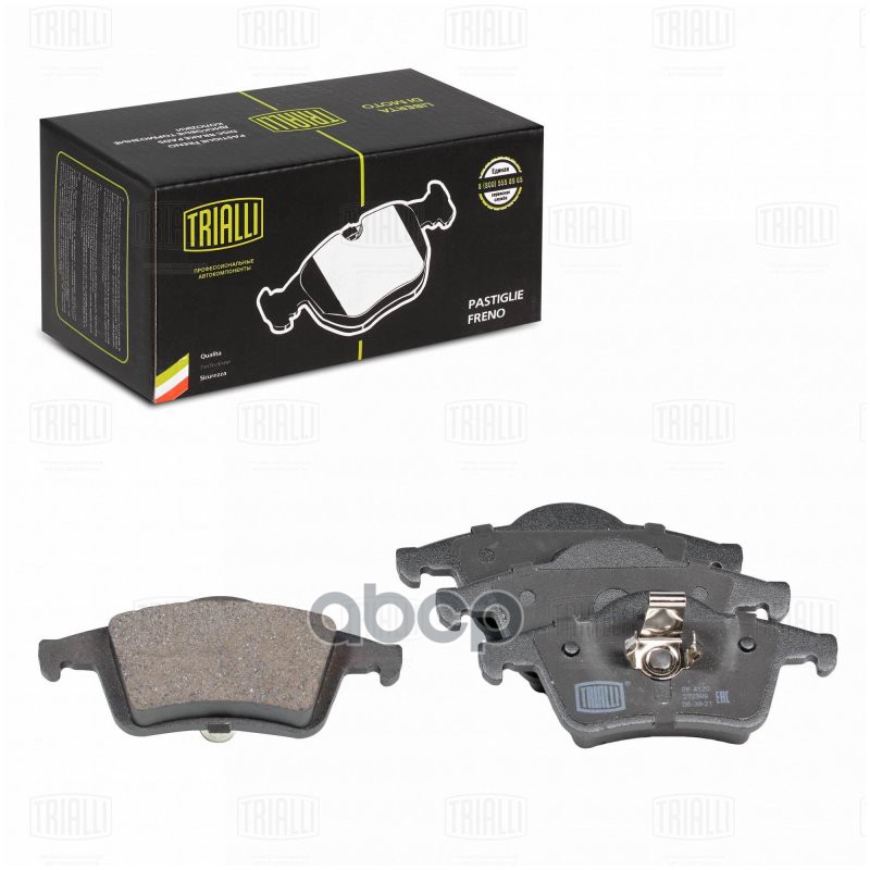 Колодки торм. Volvo S60 (00-)/S80 (98-)/XC70 (02-) диск. зад. (PF 4120) Trialli арт. PF4120