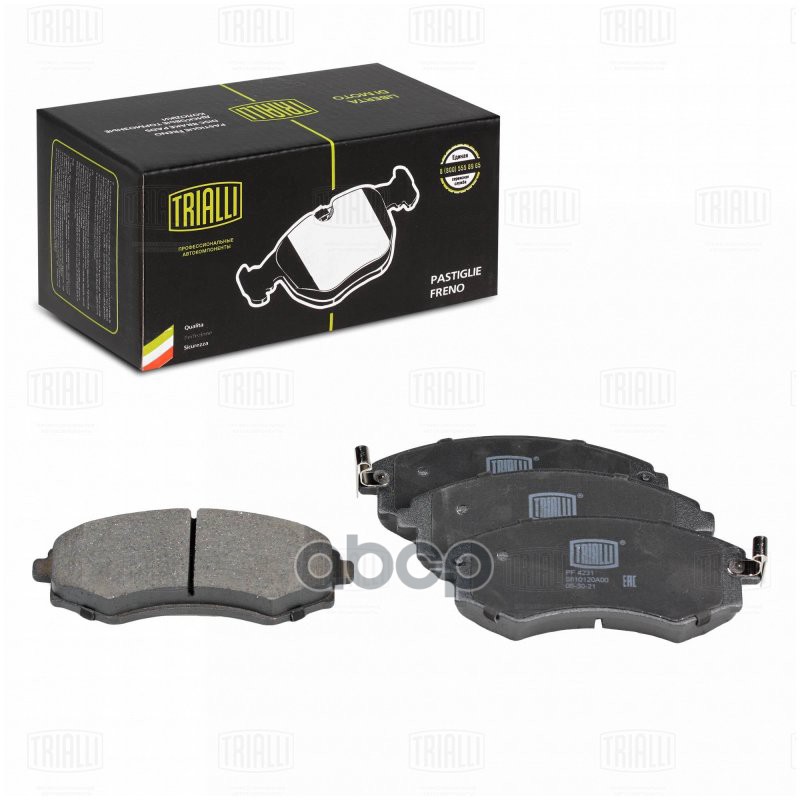 Колодки торм. Hyundai Elantra (00-)/Kia Magentis (01-) диск. перед. т/с Akebono (PF 4231) Trialli арт. PF4231