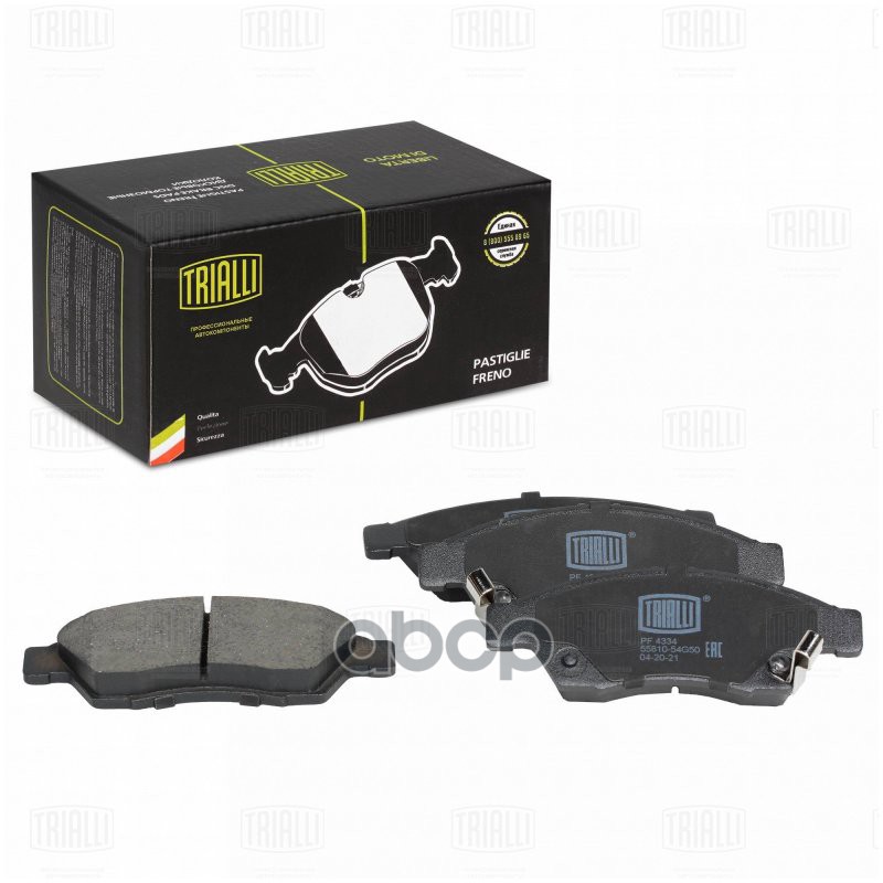 Колодки торм. Suzuki Liana (02-) диск. перед. т/с NBK (PF 4334) Trialli арт. PF4334