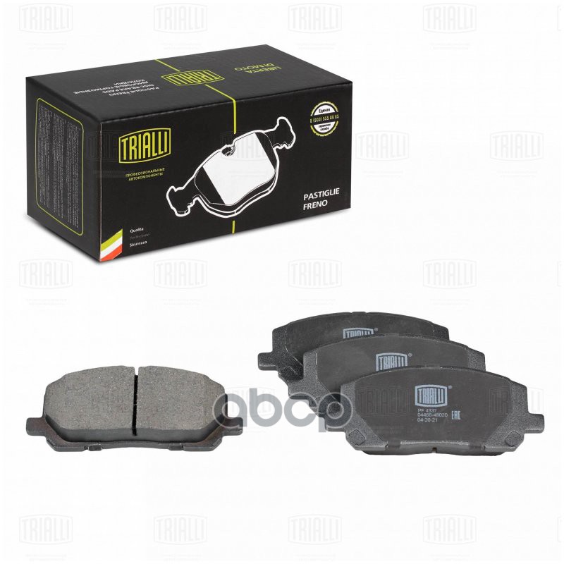 Колодки торм. Lexus RX (97-)/Toyota Highlander (01-) диск. перед. (PF 4337) Trialli арт. PF4337