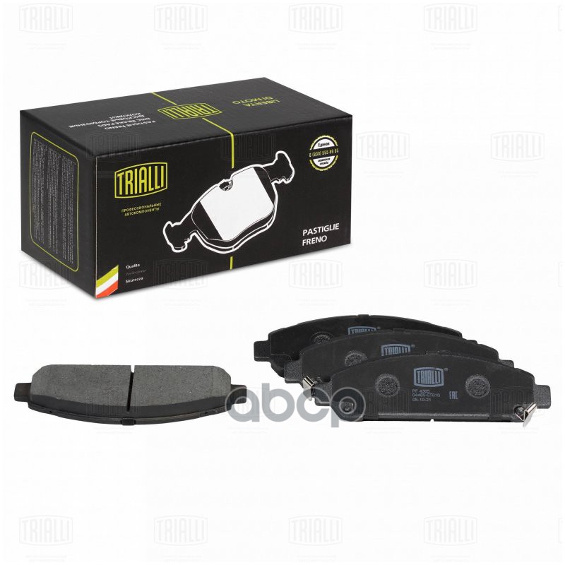 Колодки торм. Toyota Venza (08-) диск. перед. (PF 4365) Trialli арт. PF4365