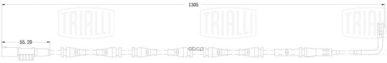 Датчик износа колодок для а/м Land Rover Range Rover IV (12-) перед. L1305 (PFS 0123) Trialli арт. PFS0123
