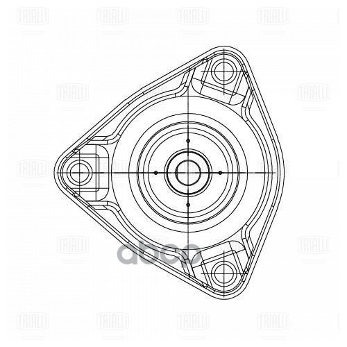 Опора амортизатора для а/м Kia Ceed (07-) (перед.) (с подшип.) (SA 0865) Trialli арт. sa-0865