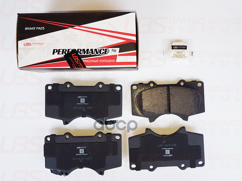 Премиум Тормозные Колодки Toyota Land Cruiser 120/150  02-/10-/Mitsubishi Pajero Iv 06-/10-/Lexus Gx UBS арт. bp1110017