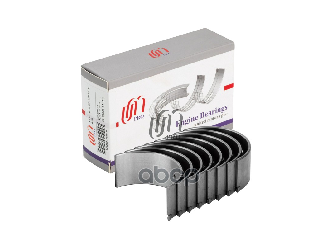Вкладыши шатунные 0.50 Mitsubishi 4G51/4G52/4G53/4G54/4D55, Hyundai D4BA/D4BB/D4BF/D4BH UM United Motors арт. 29BES0104050