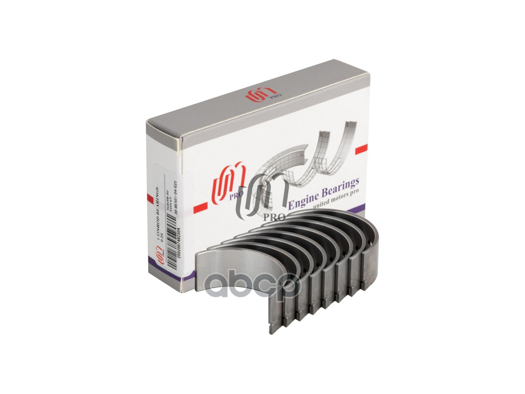 Вкладыши шатунные 0.25 Nissan GA13-16/QG13-18 87-> UM United Motors арт. 30BES0104025