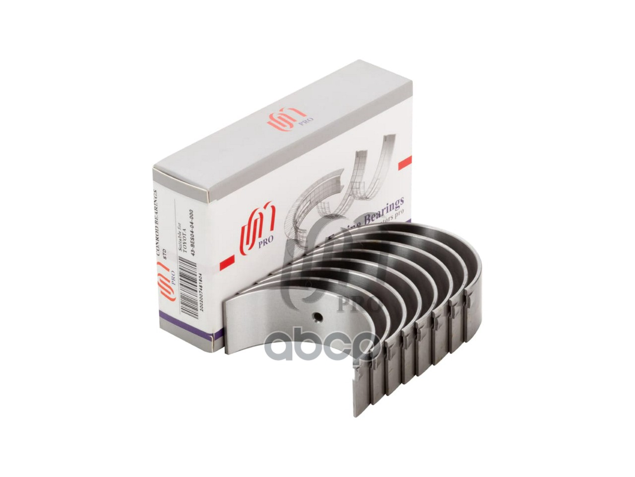 Вкладыши шатунные STD Toyota 3S-FE/5S-FE (d52mm) UM United Motors арт. 43BES0404000