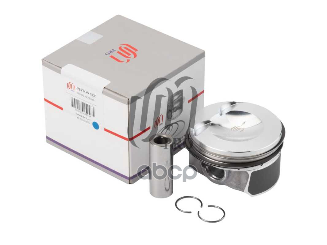 Поршень 0.25 с кольцами VAG 2,0 TFSi 16V CADA/CCTA d82.5+0.25 палец 21мм UM United Motors арт. 45PC141025