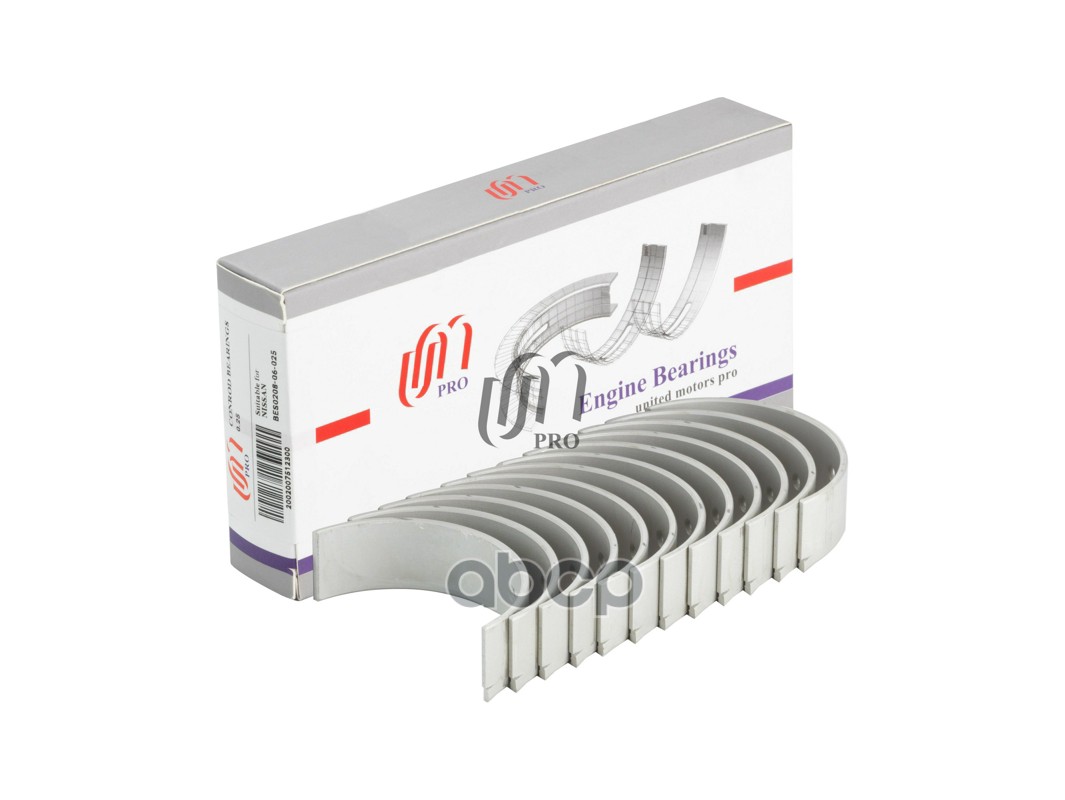 Вкладыши шатунные 0.25 Nissan VQ35DE (12111-4W000) UM United Motors арт. BES020806025